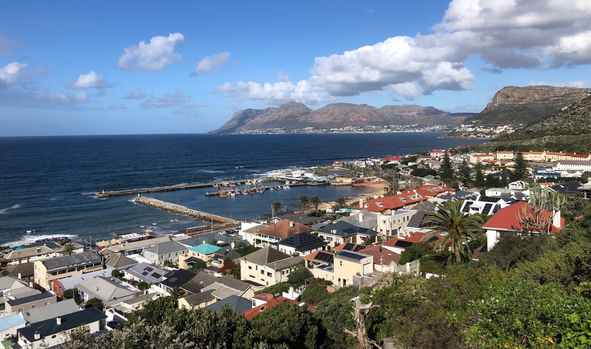 Kalk Bay harbour and coastal village Cape Town